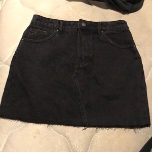 Forever 21 Jean Skirt - Black , Size M